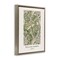Stupell Industries William Morris Windrush Pattern Black Framed Floater Canvas Wall Art, design by Vintage Hustle